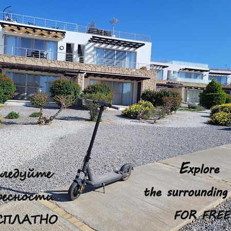 Sea And Mountain View Beachfront Penthouse Yali Esterno foto