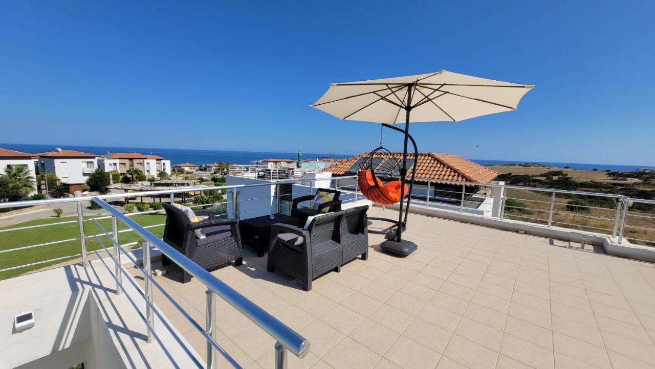 Sea And Mountain View Beachfront Penthouse Yali Esterno foto